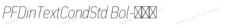 PFDinTextCondStd Bol字体转换 PFDinTextCondStd Bol字体转换